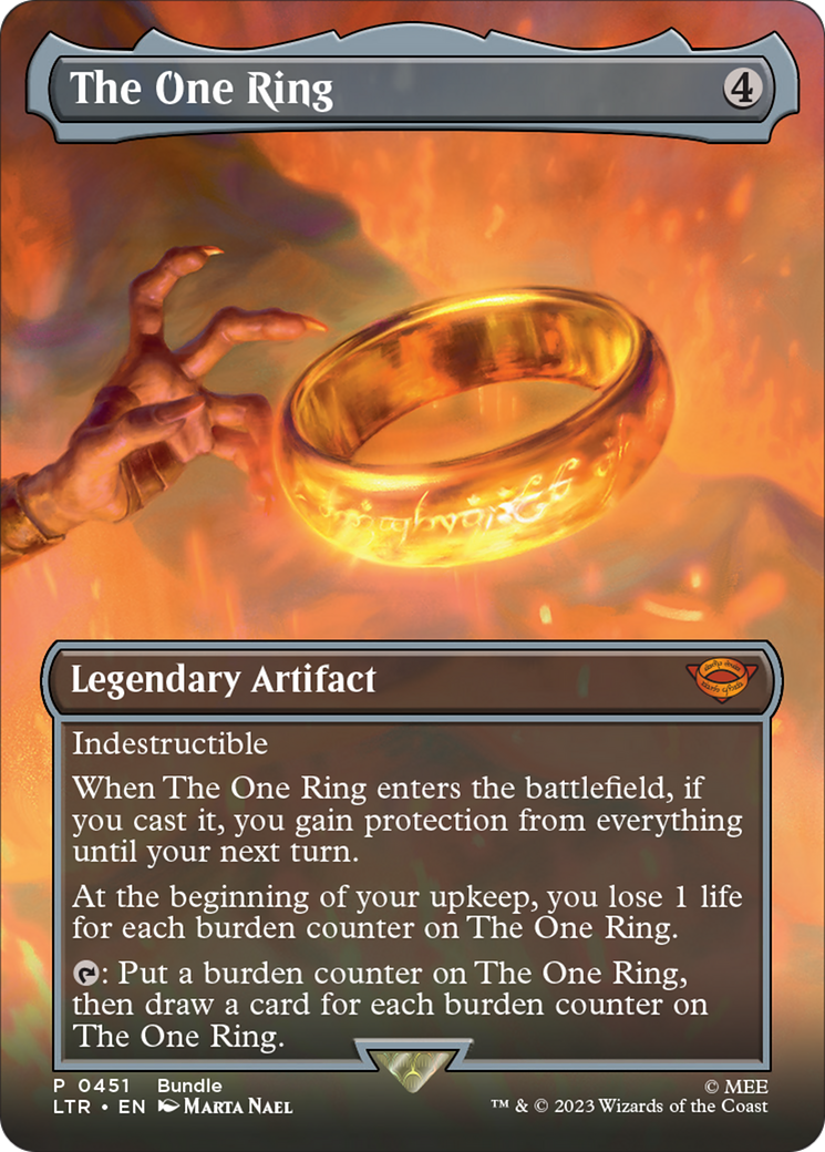 The One Ring (Borderless Alternate Art) [The Lord of the Rings: Tales of Middle-Earth] | Odin's Place