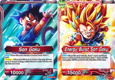 Son Goku // Energy Burst Son Goku (BT4-001) [Colossal Warfare] | Odin's Place