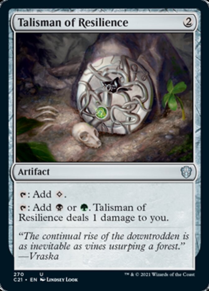 Talisman of Resilience [Commander 2021] | Odin's Place