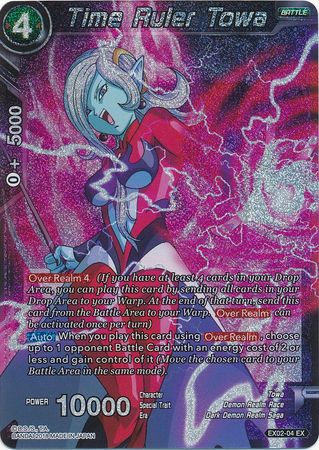 Time Ruler Towa (Foil) (EX02-04) [Dark Demon's Villains] | Odin's Place