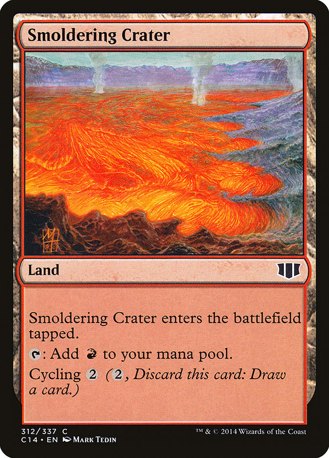 Smoldering Crater (312) [Commander 2014] | Odin's Place
