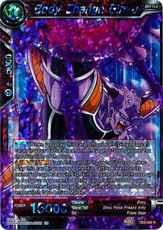 Body Change Ginyu (TB3-006) [Clash of Fates] | Odin's Place