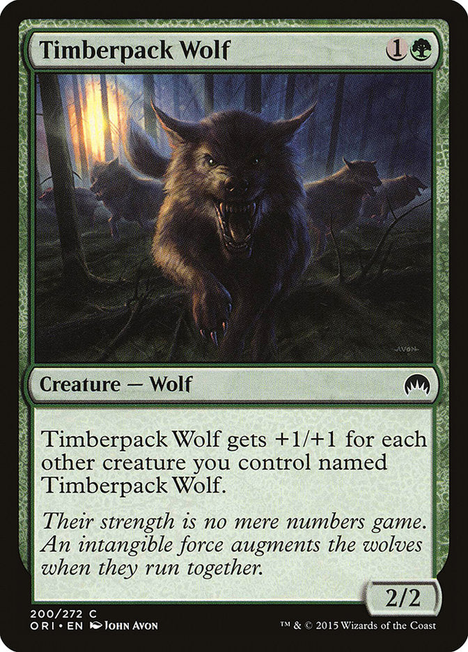 Timberpack Wolf (200) [Magic Origins] | Odin's Place