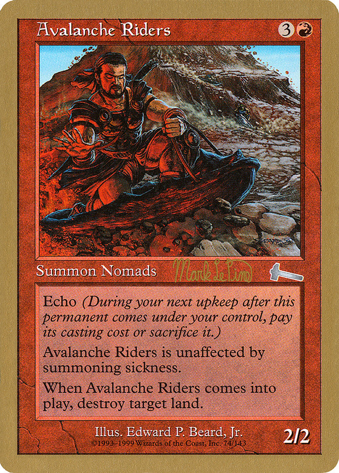 Avalanche Riders (Mark Le Pine) [World Championship Decks 1999] | Odin's Place