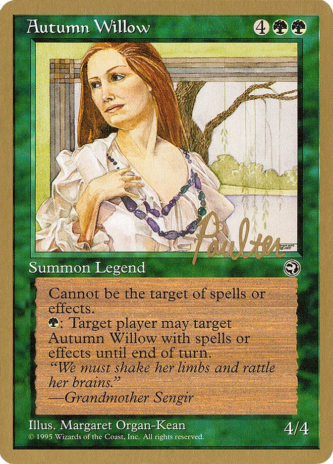 Autumn Willow (Preston Poulter) [Pro Tour Collector Set] | Odin's Place