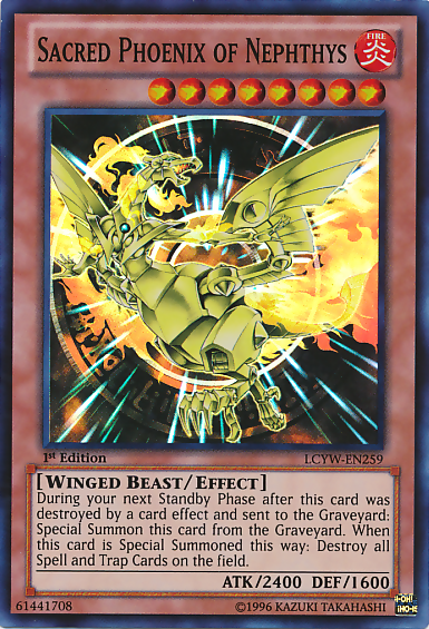 Sacred Phoenix of Nephthys [LCYW-EN259] Super Rare | Odin's Place