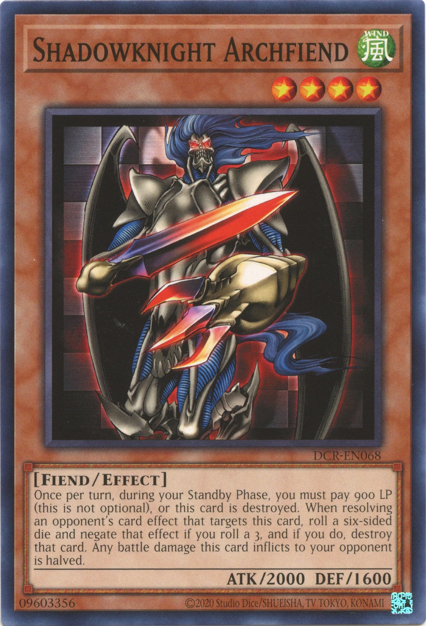 Shadowknight Archfiend (25th Anniversary) [DCR-EN068] Common | Odin's Place