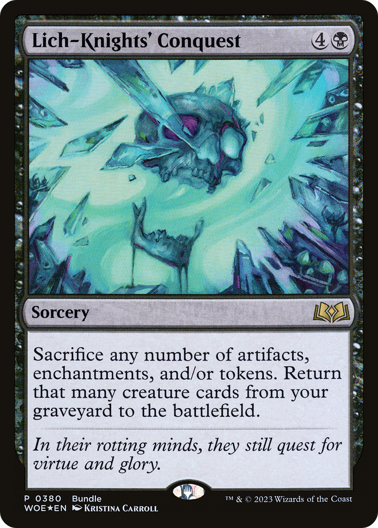Lich-Knights' Conquest (Bundle) [Wilds of Eldraine Promos] | Odin's Place