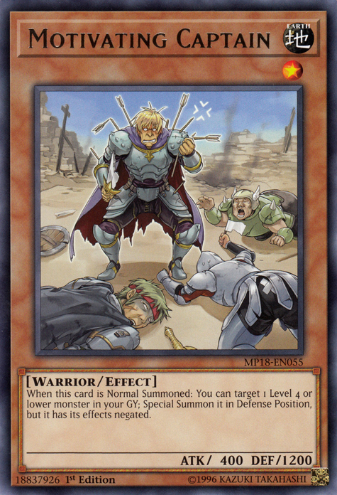 Motivating Captain [MP18-EN055] Rare | Odin's Place