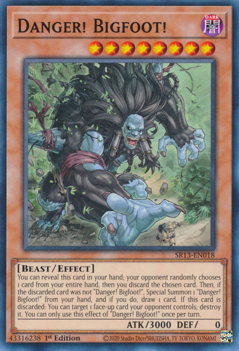 Danger! Bigfoot! [SR13-EN018] Common | Odin's Place