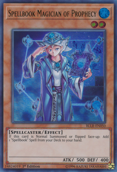 Spellbook Magician of Prophecy [BLLR-EN050] Ultra Rare | Odin's Place