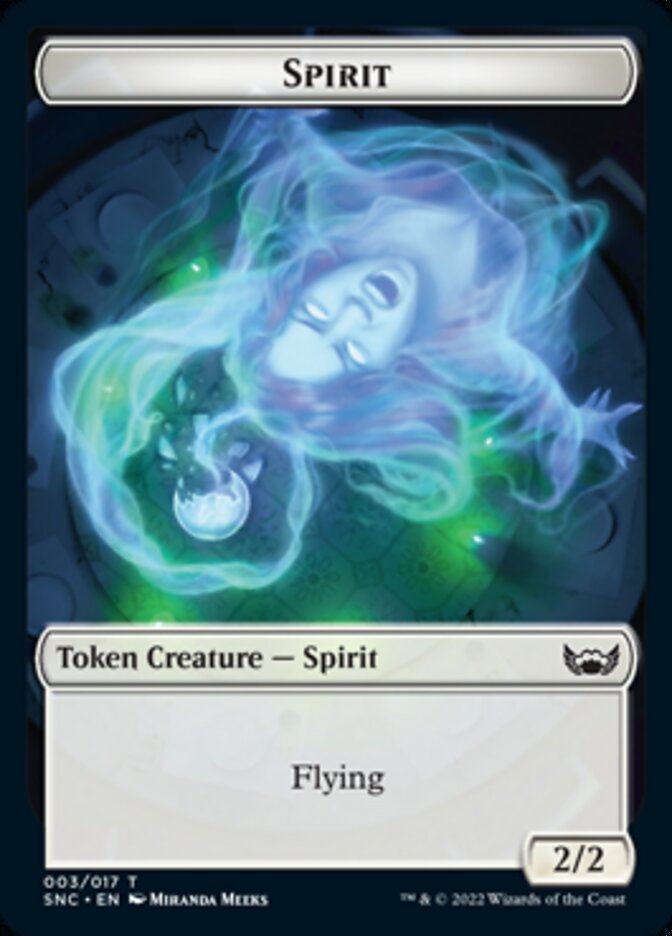 Fish // Spirit Double-Sided Token [Streets of New Capenna Tokens] | Odin's Place