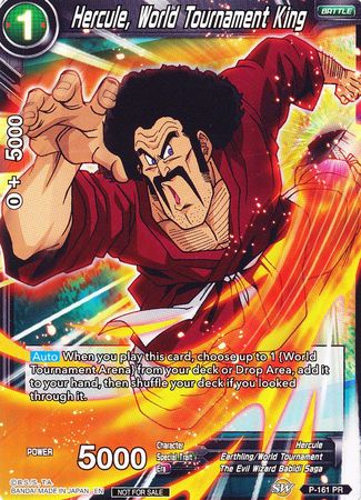 Hercule, World Tournament King (Power Booster) (P-161) [Promotion Cards] | Odin's Place
