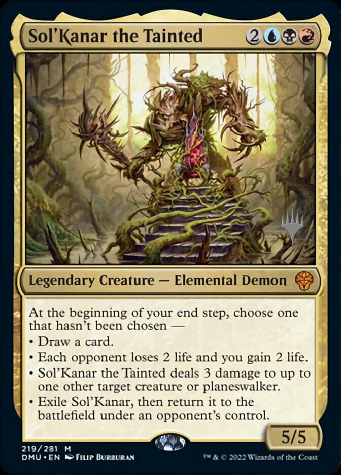 Sol'Kanar the Tainted (Promo Pack) [Dominaria United Promos] | Odin's Place