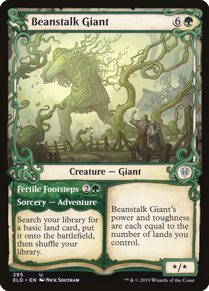 Beanstalk Giant // Fertile Footsteps (Showcase) [Throne of Eldraine] | Odin's Place
