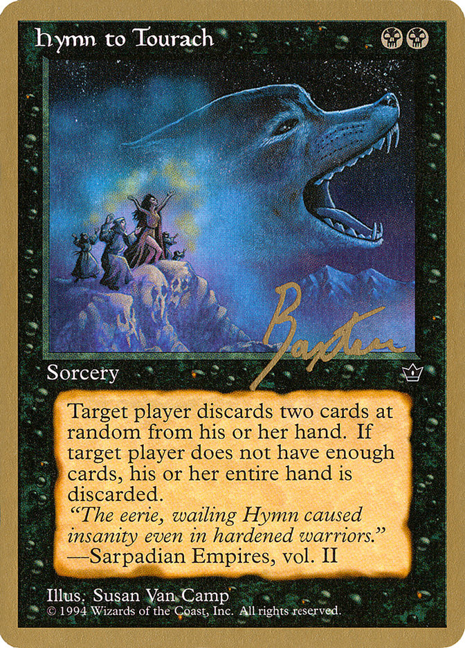 Hymn to Tourach (Wolf) (George Baxter) [Pro Tour Collector Set] | Odin's Place