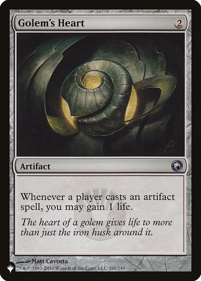 Golem's Heart [The List] | Odin's Place