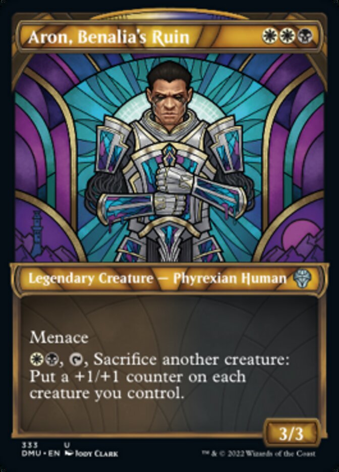 Aron, Benalia's Ruin (Showcase Textured) [Dominaria United] | Odin's Place
