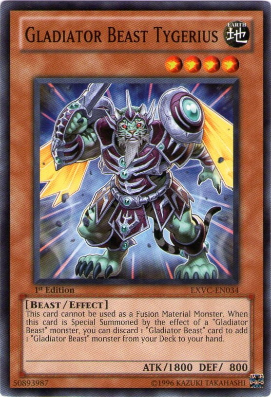 Gladiator Beast Tygerius [EXVC-EN034] Common | Odin's Place