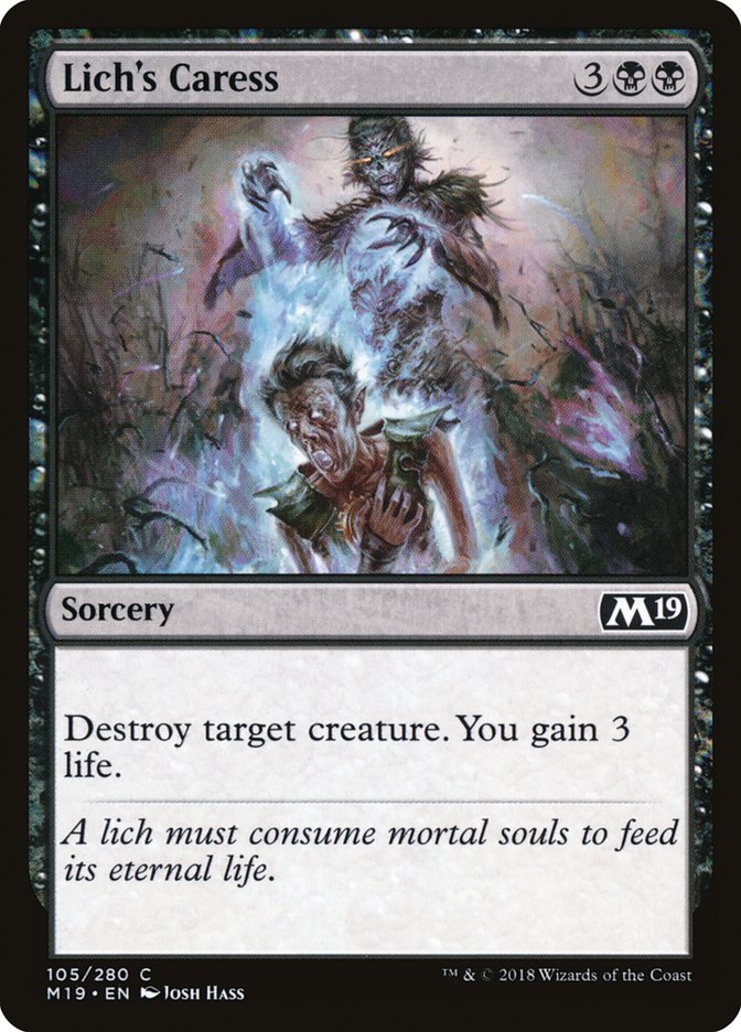 Lich's Caress (105) [Core Set 2019] | Odin's Place