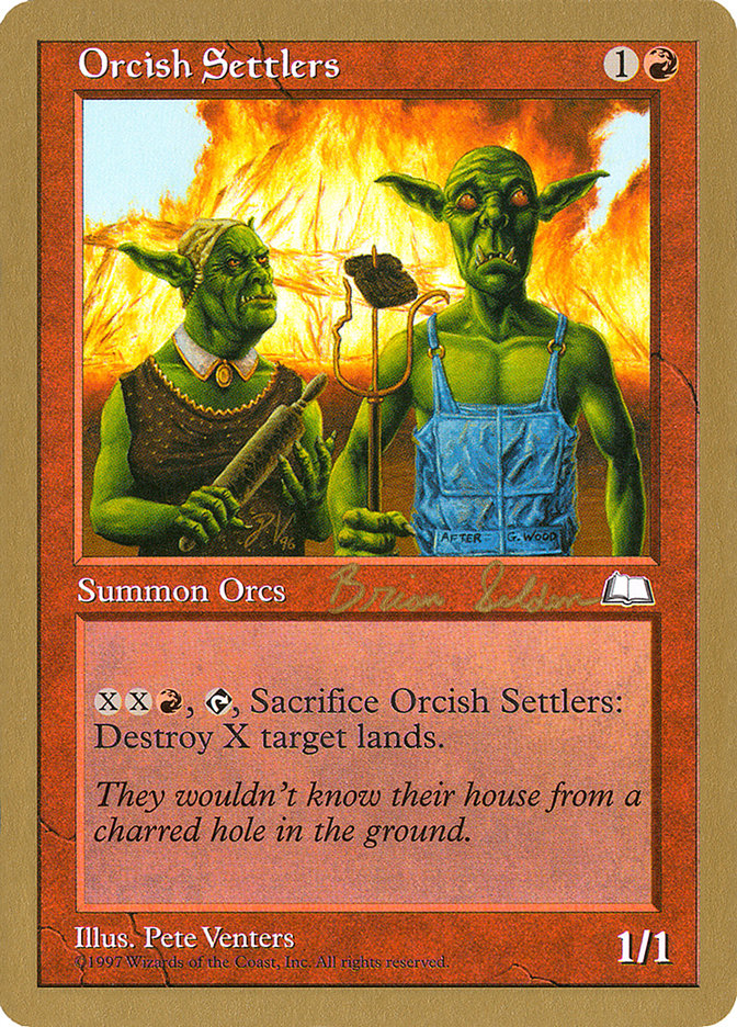 Orcish Settlers (Brian Selden) [World Championship Decks 1998] | Odin's Place