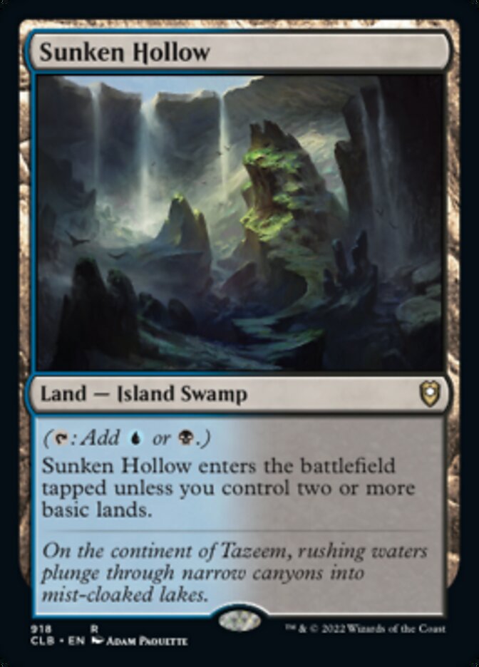 Sunken Hollow [Commander Legends: Battle for Baldur's Gate] | Odin's Place