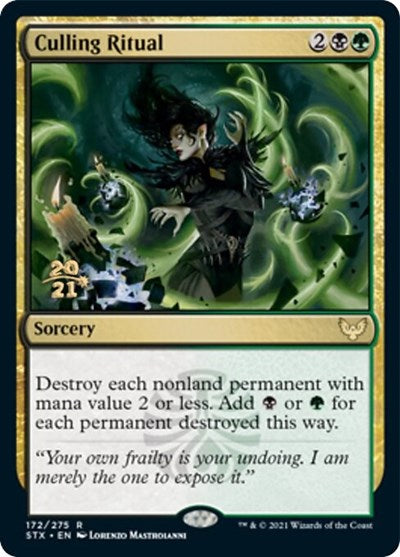 Culling Ritual [Strixhaven: School of Mages Prerelease Promos] | Odin's Place