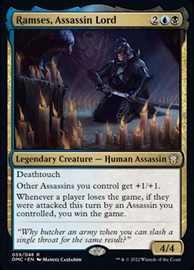Ramses, Assassin Lord [Dominaria United Commander] | Odin's Place