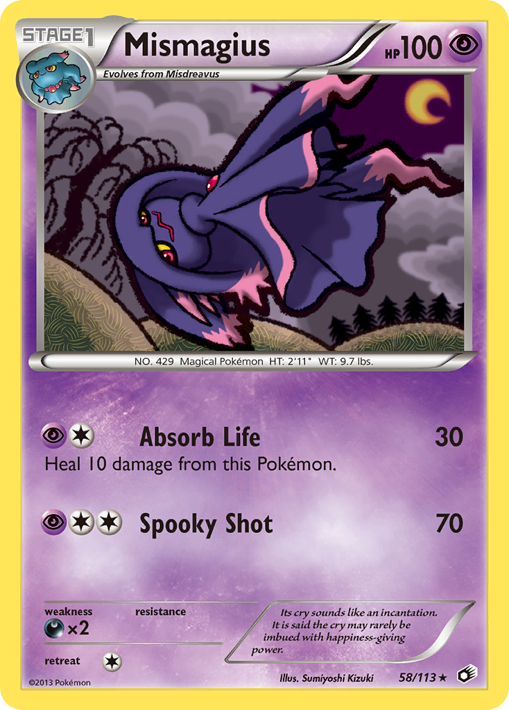 Mismagius (58/113) [Black & White: Legendary Treasures] | Odin's Place