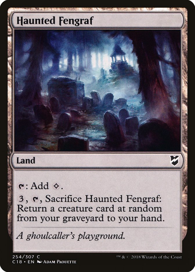 Haunted Fengraf (254) [Commander 2018] | Odin's Place