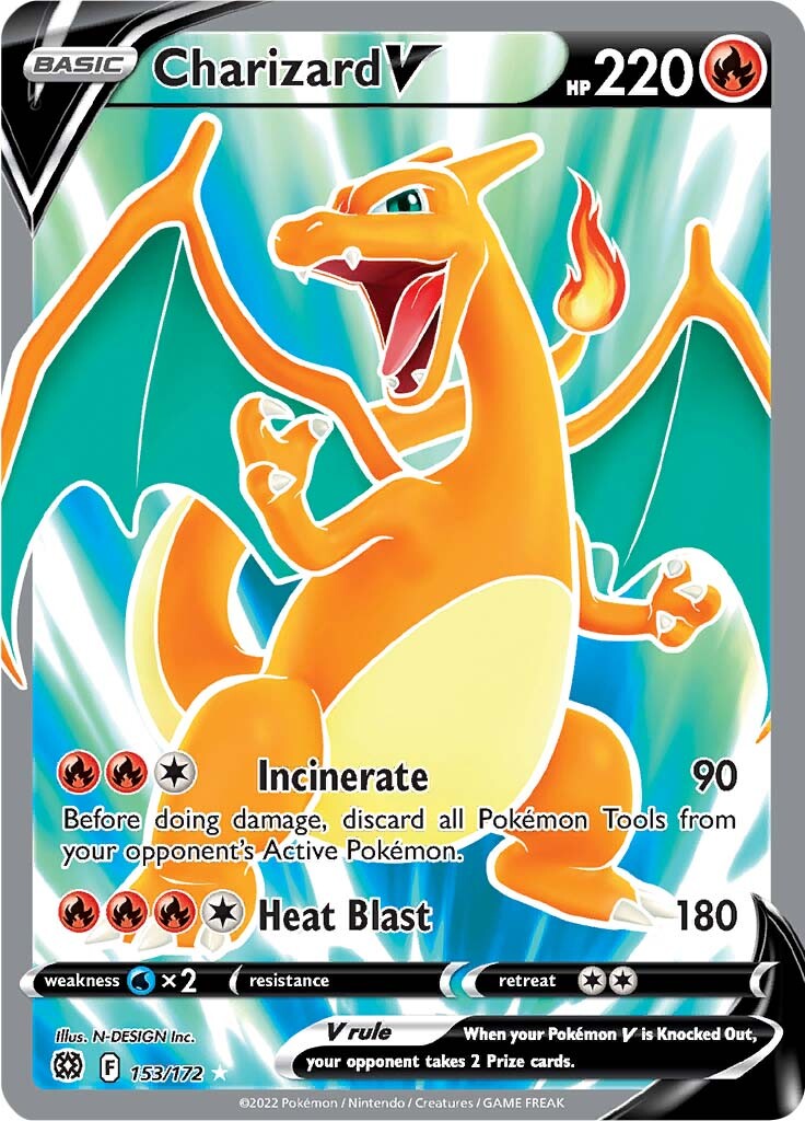 Charizard V (153/172) [Sword & Shield: Brilliant Stars] | Odin's Place