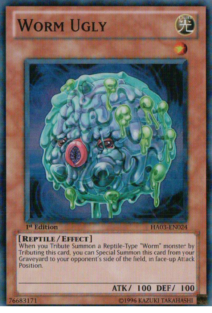 Worm Ugly [HA03-EN024] Super Rare | Odin's Place