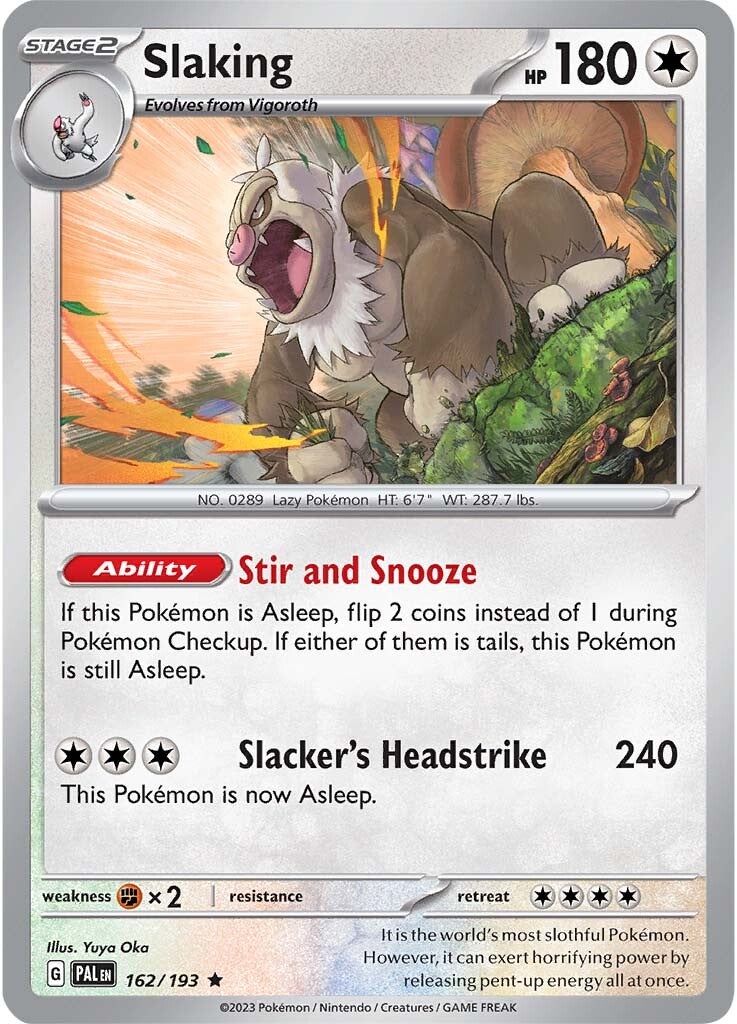 Slaking (162/193) [Scarlet & Violet: Paldea Evolved] | Odin's Place