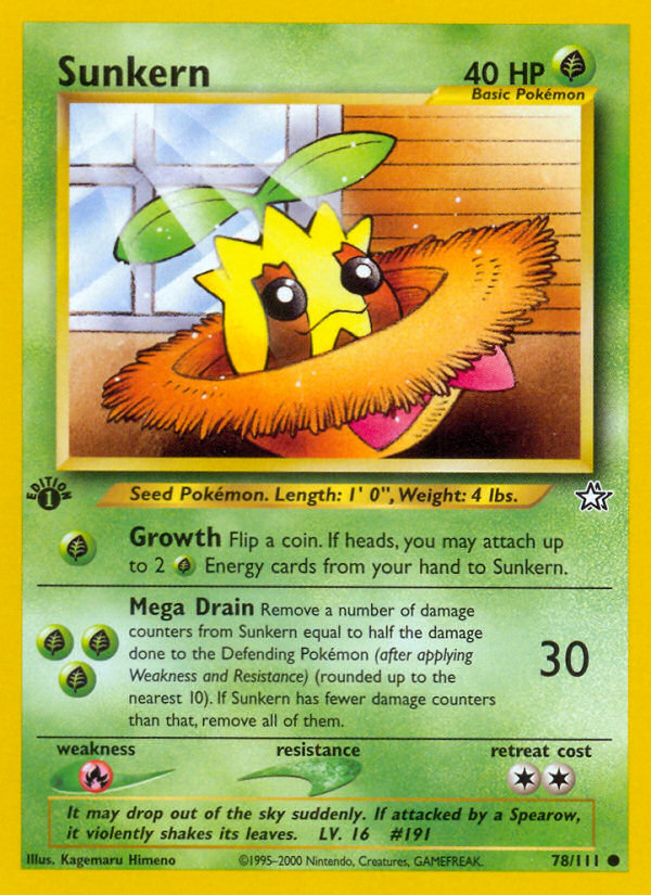 Sunkern (78/111) [Neo Genesis 1st Edition] | Odin's Place
