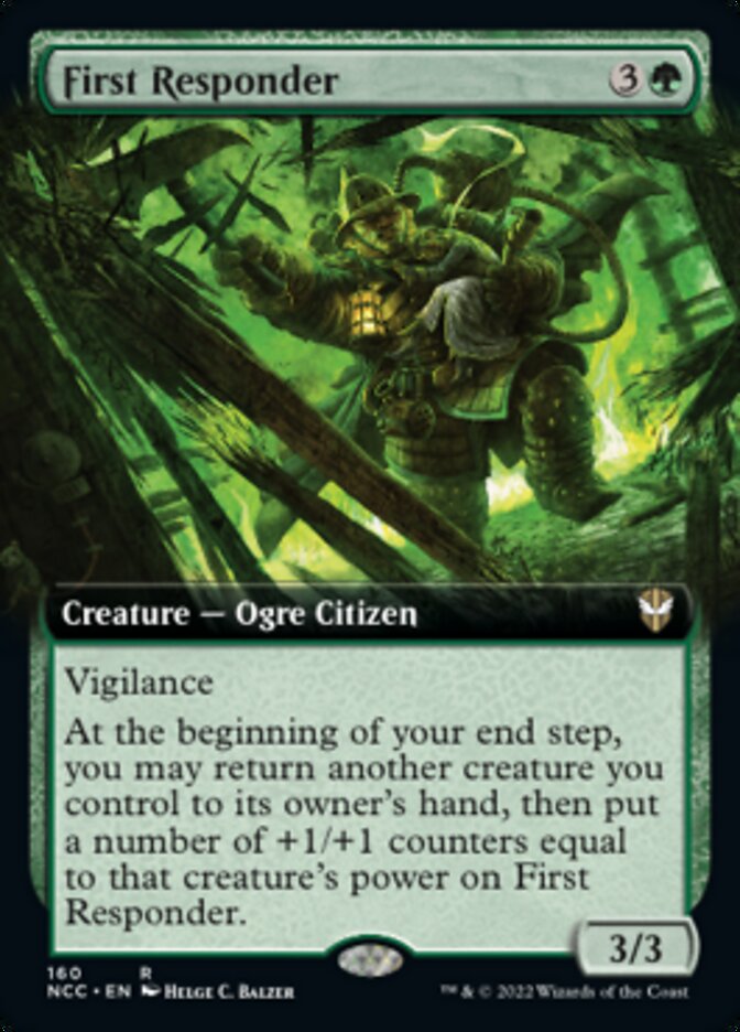 First Responder (Extended Art) [Streets of New Capenna Commander] | Odin's Place