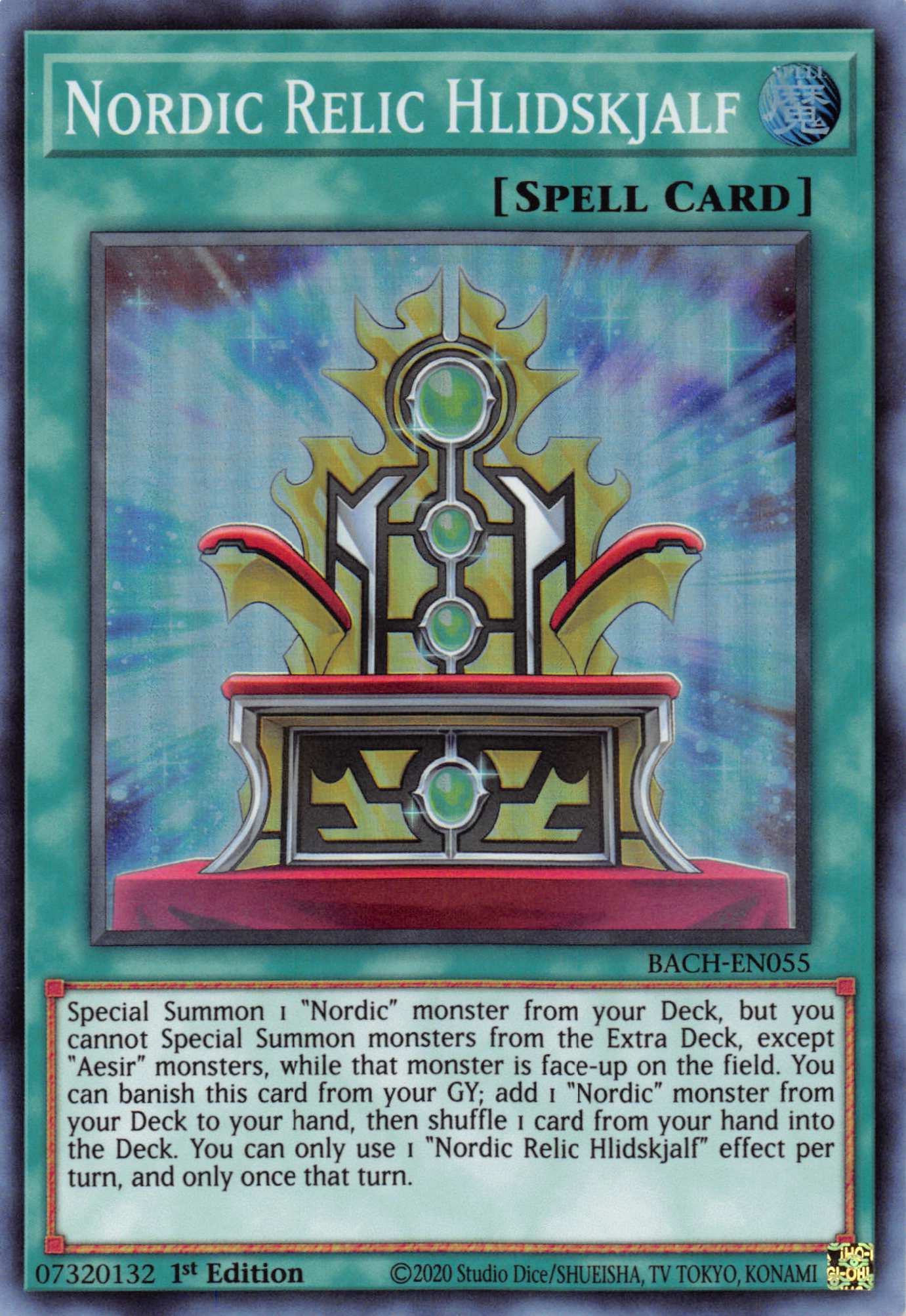 Nordic Relic Hlidskjalf [BACH-EN055] Super Rare | Odin's Place