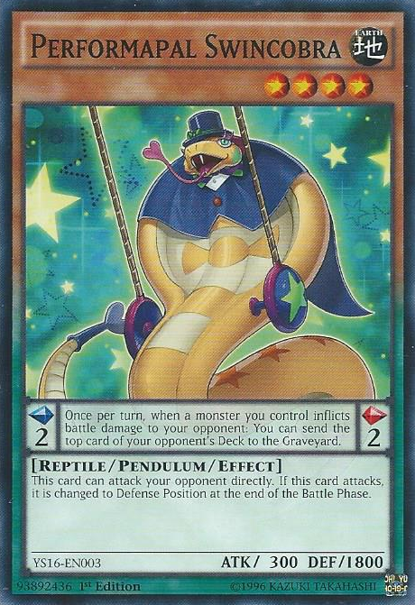 Performapal Swincobra [YS16-EN003] Common | Odin's Place