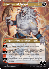 Ajani, Nacatl Pariah // Ajani, Nacatl Avenger (Borderless) [Modern Horizons 3] | Odin's Place