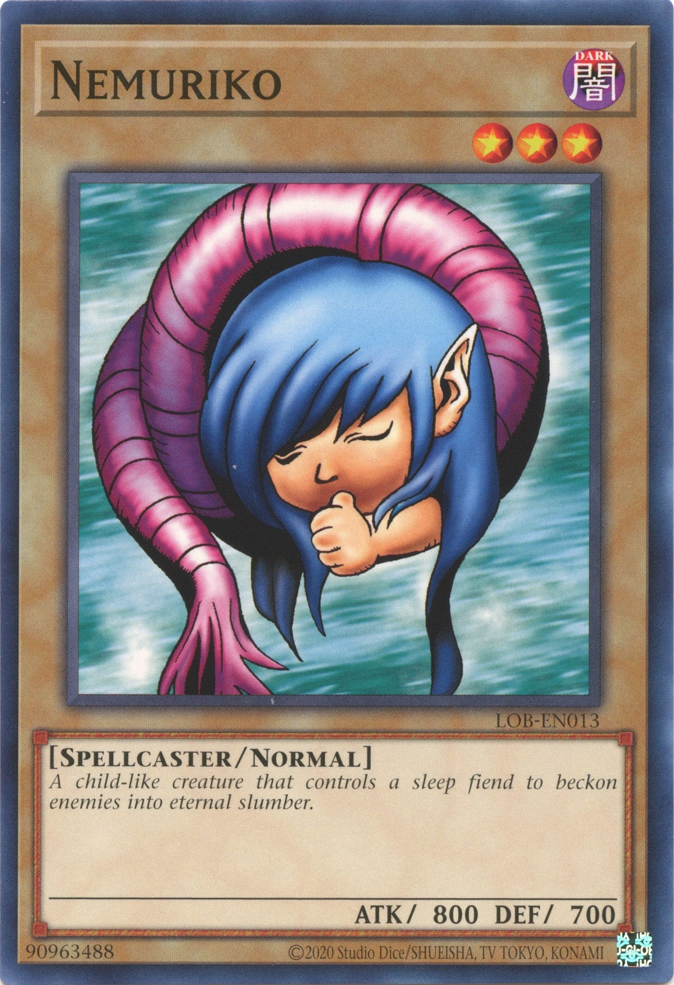 Nemuriko (25th Anniversary) [LOB-EN013] Common | Odin's Place