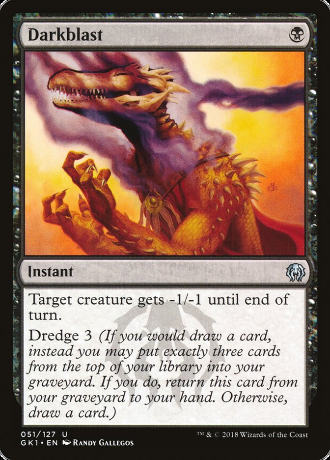 Darkblast (51) [Guilds of Ravnica Guild Kit] | Odin's Place