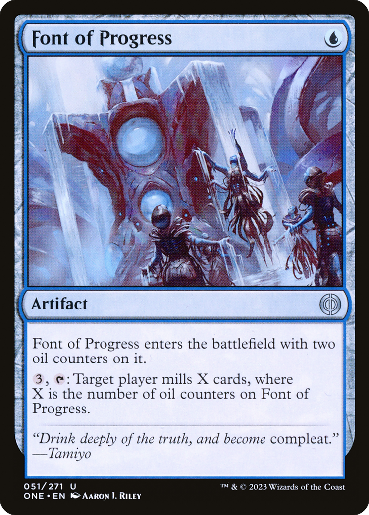 Font of Progress [Phyrexia: All Will Be One] | Odin's Place