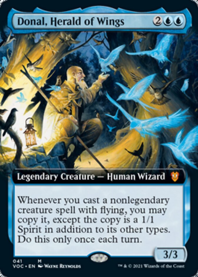Donal, Herald of Wings (Extended Art) [Innistrad: Crimson Vow Commander] | Odin's Place