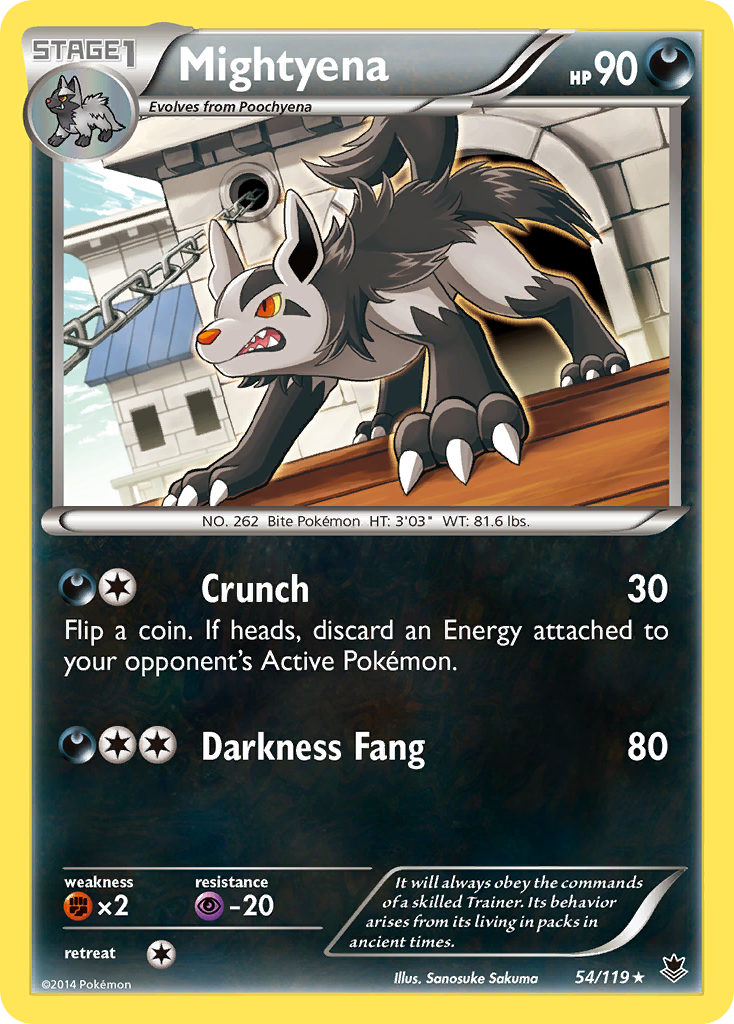 Mightyena (54/119) [XY: Phantom Forces] | Odin's Place