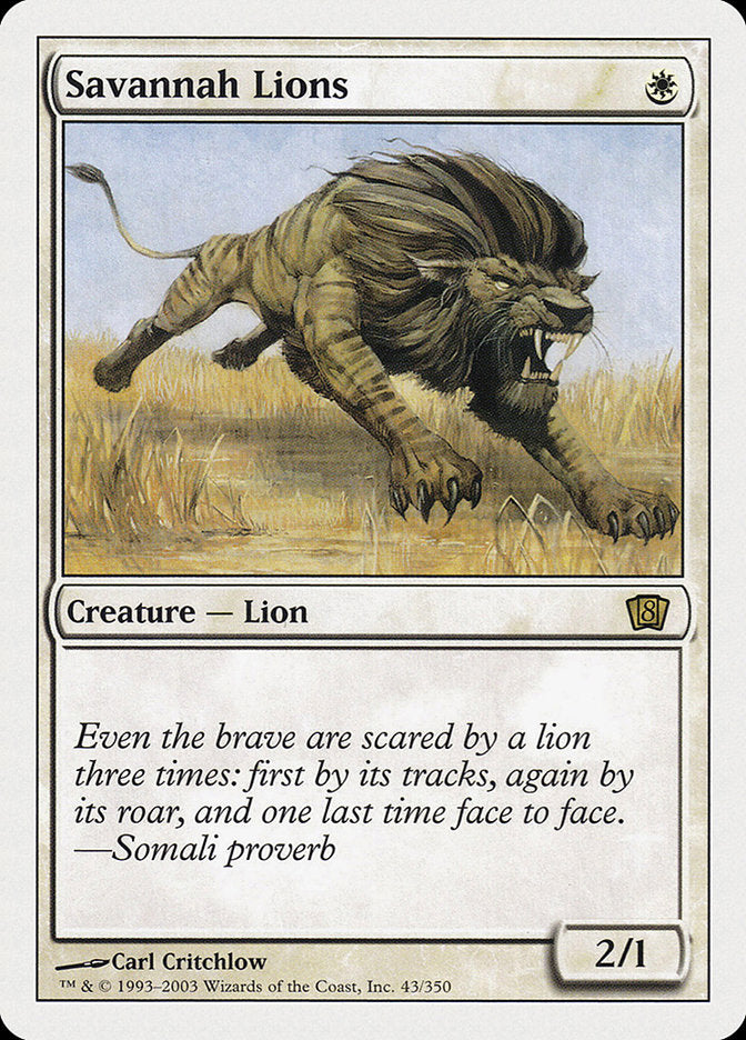 Savannah Lions (43) [Eighth Edition] | Odin's Place