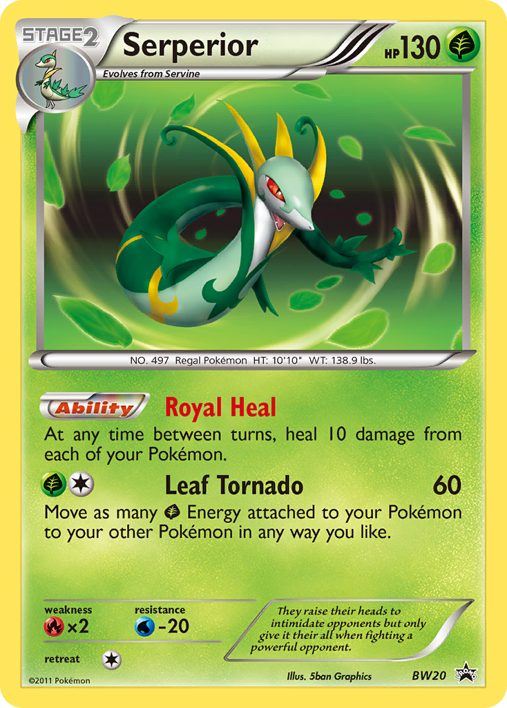 Serperior (BW20) [Black & White: Black Star Promos] | Odin's Place