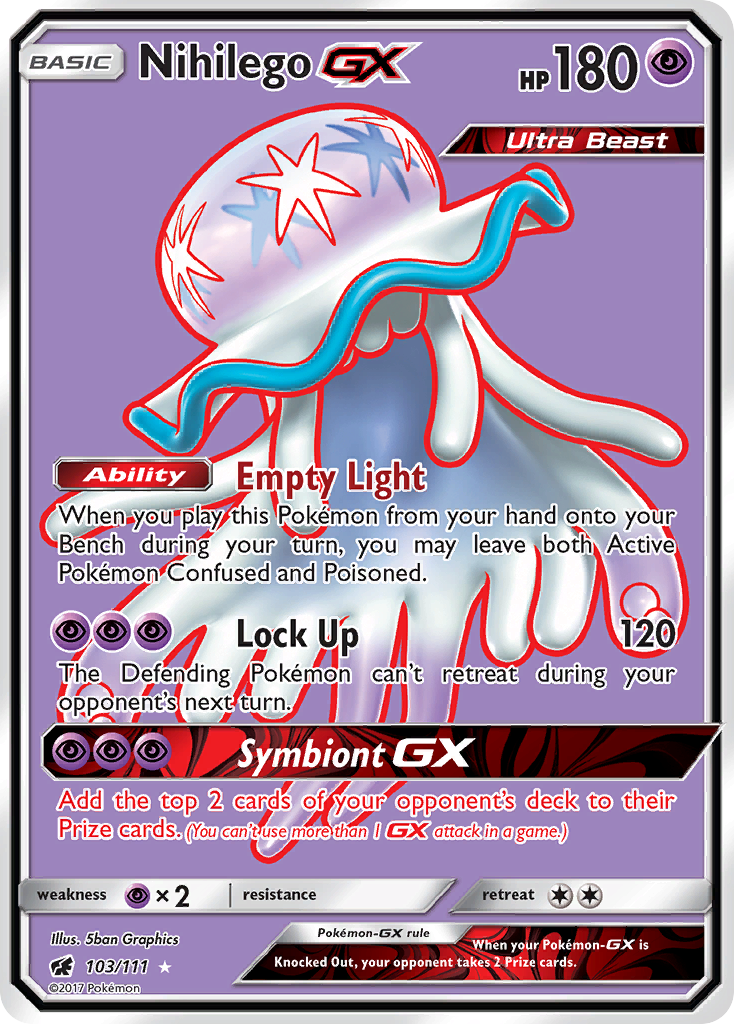 Nihilego GX (103/111) [Sun & Moon: Crimson Invasion] | Odin's Place