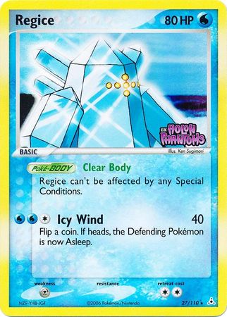 Regice (27/110) (Stamped) [EX: Holon Phantoms] | Odin's Place