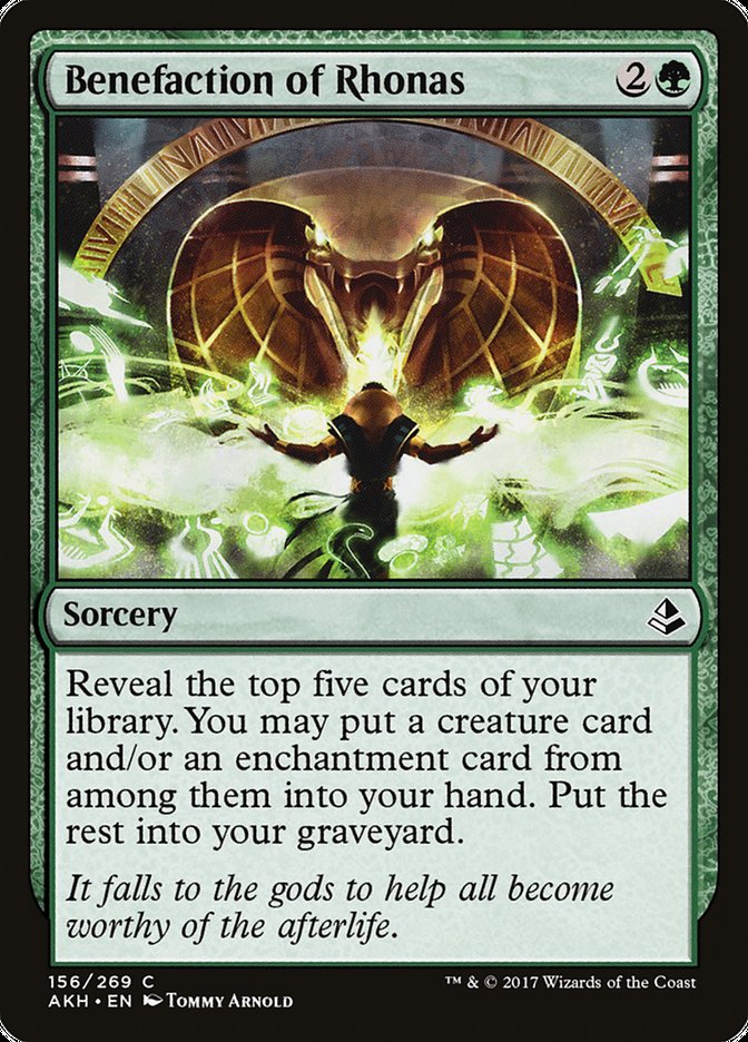 Benefaction of Rhonas (156) [Amonkhet] | Odin's Place