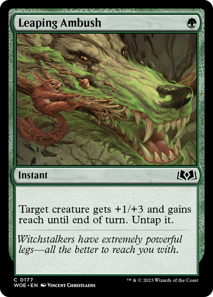 Leaping Ambush [Wilds of Eldraine] | Odin's Place