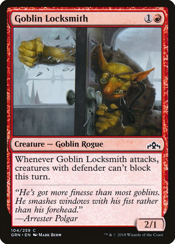 Goblin Locksmith (104) [Guilds of Ravnica] | Odin's Place